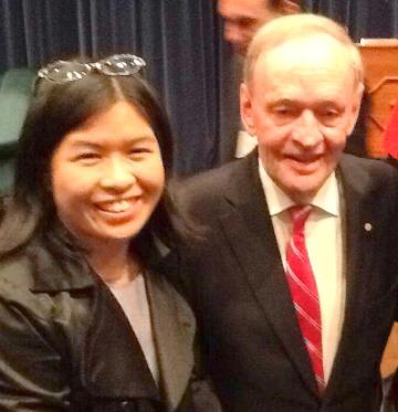 With Jean Chretien